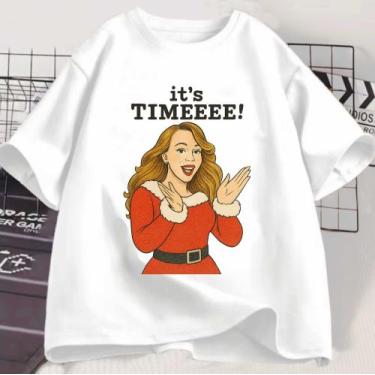 Imagem de Camiseta Mariah It's Time All I Want For Christmas Natal Unissex - sne