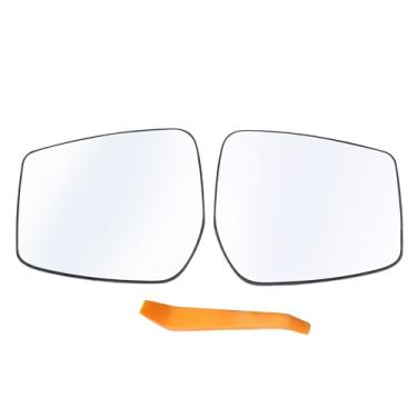 Imagem de DriveFix Emparelhe vidro retrovisor elétrico esquerdo e direito com placa de suporte para Nissan Versa Note 2015-2019