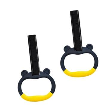 Imagem de Vaveren Argolas de ginástica para uso interno e externo, ideais para crianças, com fita adesiva para as mãos, perfeitas para exercícios de treinamento físico,