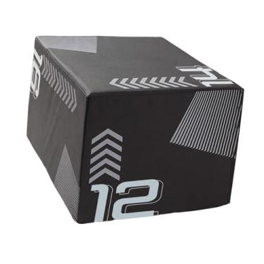 Imagem de oshhni Caixa de Exercícios de Salto Pliométrico 30x35x40cm - Equipamento Versátil de Alta Densidade para Treinamento de Força e Exercícios de Salto, Style C