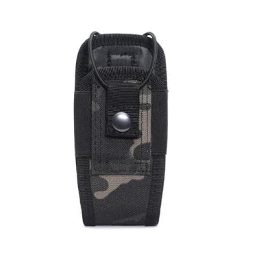 Imagem de Capa para coldre de rádio Tactical Molle, bolsa militar resistente para cinto e colete, estojo universal de rádio bidirecional, acessórios para coldre de nylon, armazenamento ajustável