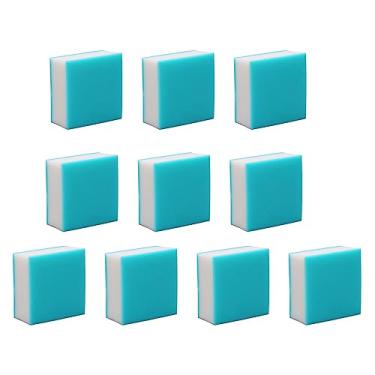 Imagem de Kit de blocos de escultura de carimbos Selos de gravação de borracha macia 10 peças DIY Artesanato Azul Branco Azul 3 camadas para profissionais Iniciantes Escola DIY Artesanato