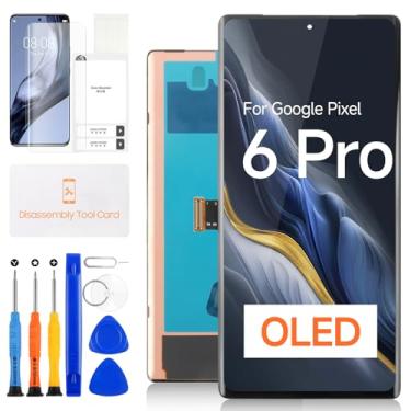 Imagem de Tela de reposição OLED para Google Pixel 6 Pro 5G LCD para Google Pixel 6 Pro 5G Display LCD G8VOU GLUOG Vidro digitalizador de tela sensível ao toque, montagem completa com ferramentas de reparo (não