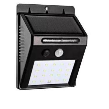 Imagem de Luminária Solar Arandela A Prova De Agua Para Jardim Patio - A.R Varie