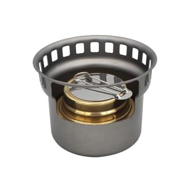 Imagem de Fogão para mochila | Mini fogão a álcool para mochila | Suprimentos de cozinha leves para piquenique ao ar livre, caminhadas, trekking