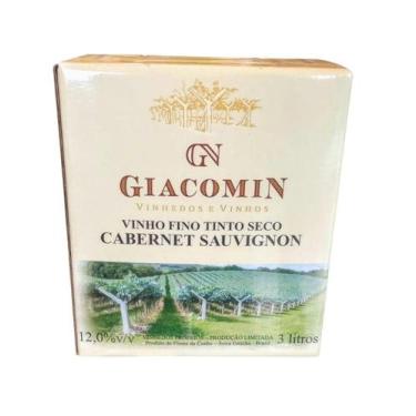 Imagem de Vinho Cabernet Sauvignon Giacomin - Bag 3L - Vinícola Giacomin