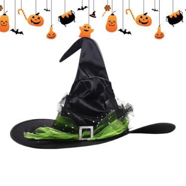 Imagem de Chapéu de bruxa – Chapéu de bruxa | Novidade acessórios de festa para decoração interna e externa, varanda, quintal, baile de máscaras adulto
