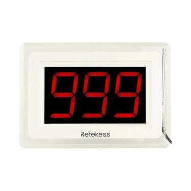 Imagem de Sistema De Chamada Sem Fio Com 999 Canais, Receptor RF Com Display Par