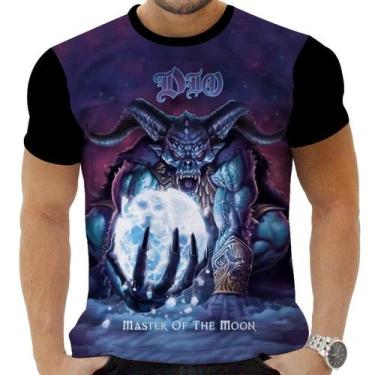 Imagem de Camiseta Camisa Personalizada Rock Clássico Metal Dio 15 - Obsidiana C