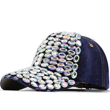 Imagem de Boné de beisebol Diamond Bling Bling Anime para crianças 56-58cm