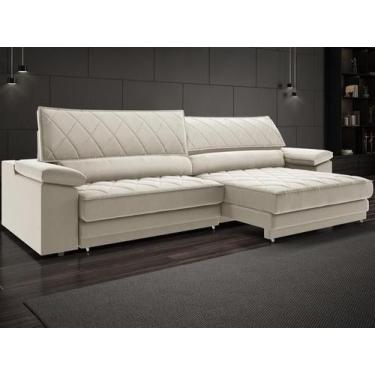 Imagem de Sofá de Duplo Molejo com Carregador USB, Retrátil e Reclinável Viena 2