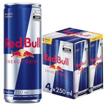Imagem de Pack de 4 Latas Red Bull Energético, Energy Drink, 250ml