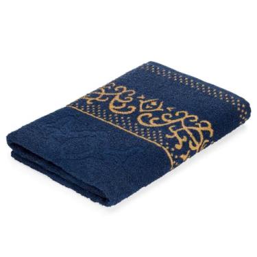 Imagem de Toalha De Banho Grande De AlgodãO Puro, Altamente Absorvente(Marinho)