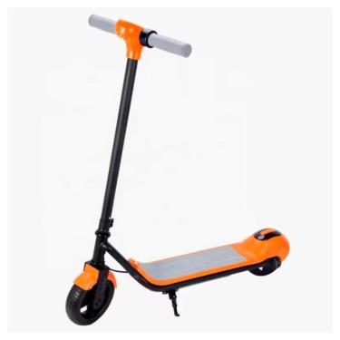 Imagem de Patinete Infantil Elétrico 2 Rodas Luzes Led Bluetooth Integrado Kids Portátil Cor Laranja Brinovar-Unissex