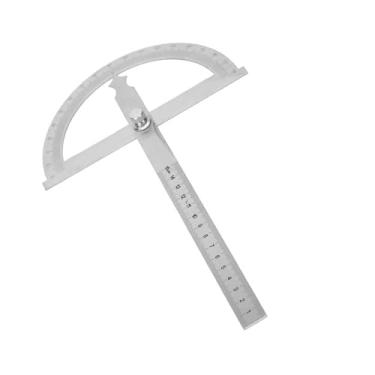 Imagem de Generic Medidor de ângulo Goniômetro Transferidor Durável de Aço Inoxidável para Medição Fácil Design de Porca de Travamento para Artesãos de Madeira (#03)