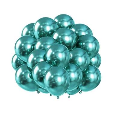 Imagem de Balões Metálicos Prata Dourado Roxo 12 10 5 Polegadas Decorações Para 