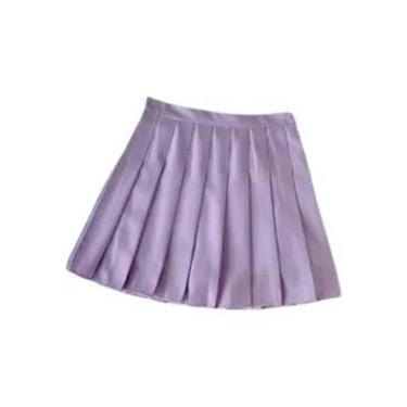 Imagem de Saia Curta Feminina De Cintura Alta Em A, Cor Sólida, Ajuste Slim, Est