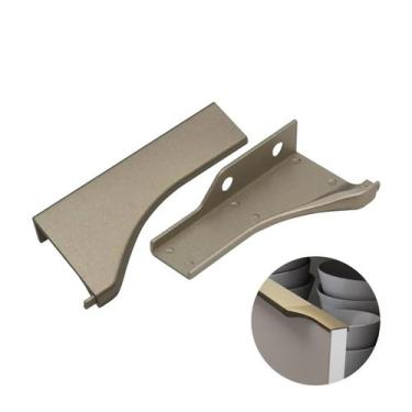 Imagem de Ponteira Para Puxador Facetato Bronze de 15 Mm 0307 Dmt, 0307, Facetat