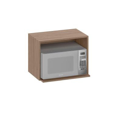 Imagem de Armário Aéreo Nicho Micro-ondas 58cm Etna - Ssx Multicoisas Carvalho Oak Off White