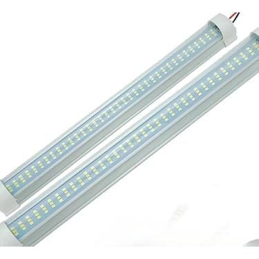 Imagem de Barra de LED retangular 12V 24V com BOTAO ON/OFF Interruptor Iluminação Interna Veicular IP65 Alumínio 6000K