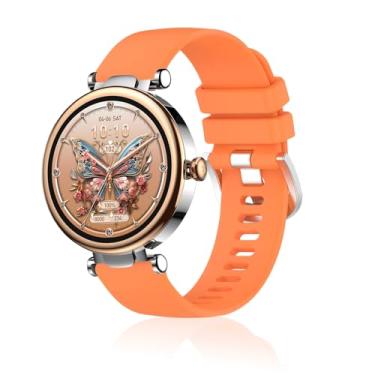 Imagem de NOUKAJU Pulseira para TOZO S8, pulseira de substituição para SmartWatch, pulseira de silicone macio, acessórios para SmartWatch, pulseira de substituição para relógio inteligente TOZO S8 (laranja)