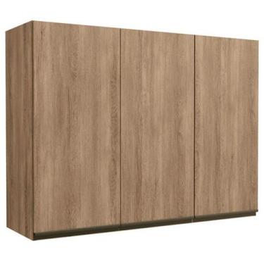 Imagem de Armário Aéreo 120 cm Kappesberg Maxxi, 3 Portas - G766, Nogal