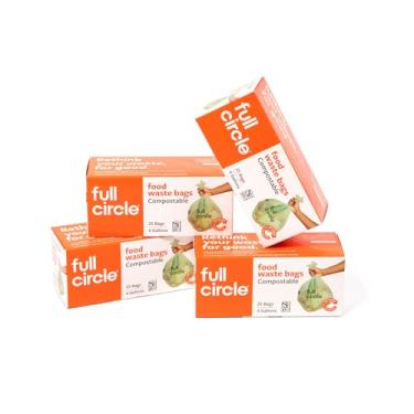 Imagem de for: good Forro de lixo biodegradável pequeno de 4 galões compostável – Sacos de lixo extra fortes, resistentes a rasgos e vazamentos, 4 galões