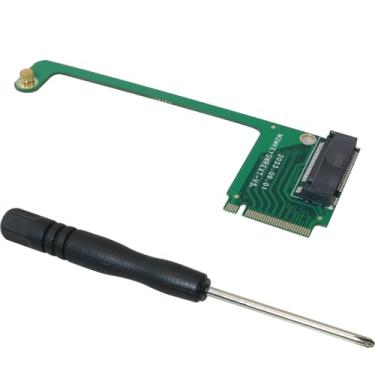 Imagem de MEETOOT Adaptador PCIe 4.0 M2 com conjunto de chave de fenda 90 graus 2230 a 2280 mm SSD adaptador de extensão upgrade acessórios eletrônicos computadores