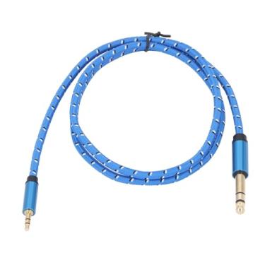 Imagem de Cryfokt Cabo Bidirecional Estéreo de 3,5 Mm a 6,35 Mm para Dispositivos de Home Theater de Guitarra, Amplificadores de Alto-falante, Conectores Banhados a Ouro para Sinais Sonoros de Alta Pureza,