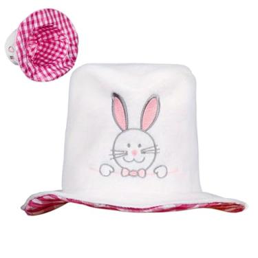 Imagem de Cartola Com Coelho - Acessório para Cabeça de Coelho Macio, Divertido e Festivo | Chapéu de Páscoa para Crianças,Para Homens, Mulheres, Rapazes, Raparigas, Casa, Interior, Exterior, Festas, Feriados E