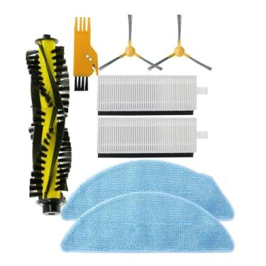 Imagem de Side Brushes Hepa Filter Mop Cloth Main Brush Compatible With Neatsvor X500/600 Tesvor X500 Robotic Vacuum Cleaner Accessories Replacement(1)