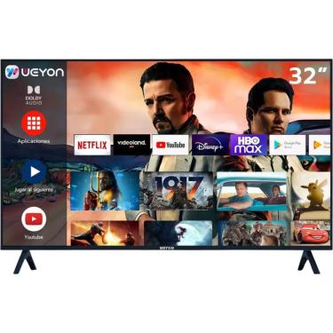 Imagem de Smart TV 32" WEYON LED Android 14 HD Wi-Fi Google Play e Google Cast Bivolt