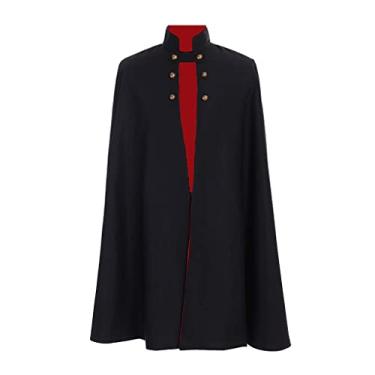 Imagem de 1791's lady Wirt Costume Mantle Men's Vampire Cosplay Cape Cloak for Halloween