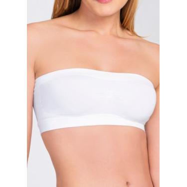 Imagem de Sutiã Top Bustier sem alça Loba Lupo 44000, M, Branco