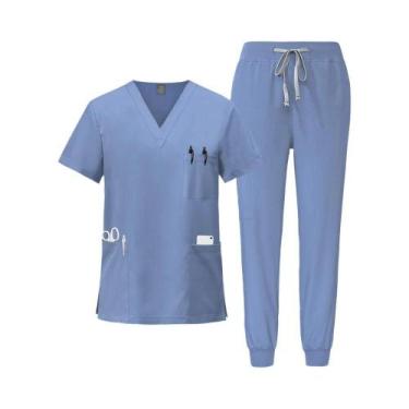 Imagem de Jaleco Cirúrgico Leve E De Secagem Rápida Para Homens E Mulheres, Unif