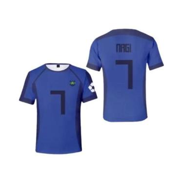 Imagem de Camiseta Masculina De Verão Estampada Em 3D Azul, Manga Curta, Estilo 