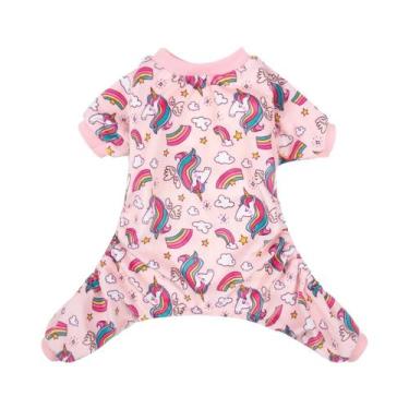 Imagem de Pijama De Cão Em Forma De Osso, Roupas De Poliéster Para Cães Machos E