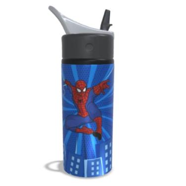 Imagem de Squeeze Garrafa De Alumínio Homem Aranha 600ml - Mecolour