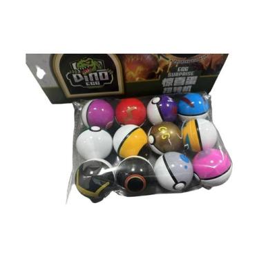 Imagem de Brinquedos De Figuras Pokemon PokeBall 12Pcs/Conjunto Caixa Surpresa P