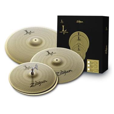 Imagem de KIT DE PRATOS 14HH + 16CRASH + 18CRASHRIDE LOW VOLUME LV468 ZILDJIAN