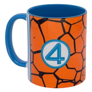 Imagem de Zonacriativa - Caneca Pop Coisa Quarteto Fantástico Marvel 350ml | Porcelana, estampa de qualidade e ideal para o café dos fãs de heróis
