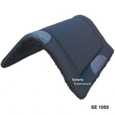 Imagem de Manta para cavalo preta com revestimento em brim