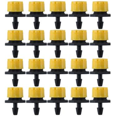 Imagem de Aspersores de jardim - gotejadores de irrigação ajustáveis gotejamento para sistema de irrigação de mangueira de 4/7 mm (cor: 252, comprimento: 100 peças)