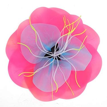 Imagem de SIWOTED Aquário Artificial Plantas Aquáticas Decoração Tanque de Peixes Paisagismo Multicolor Flor de Lírio de Água de Lótus (Vermelha)