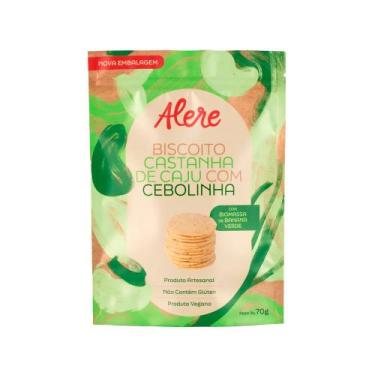 Imagem de Biscoito Gourmet de Castanha de Caju com Cebolinha Alere 70g