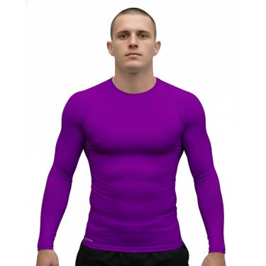 Imagem de Rashguard Manga Longa Skin Jiu Jitsu Keiko Roxa M