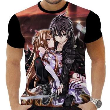 Imagem de Camiseta Camisa Personalizada Anime Clássico Sword Art Online 09 - Zah