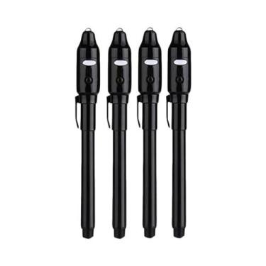 Imagem de Conjunto De Canetas De Tinta Invisível 4-12pcs Marcador Mágico Com Luz