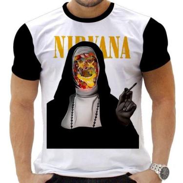 Imagem de Camiseta Camisa Personalizada Rock Metal Nirvana 15 - OBDS, BABYLOOK M
