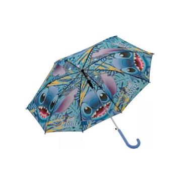 Imagem de Guarda-chuva sombrinha Infantil Stitch Disney Tuut 48cm Auto - CAMINHO